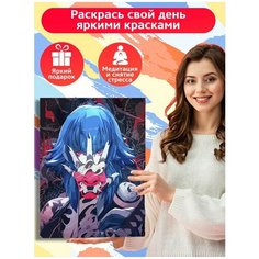 Картина по номерам Девушка Самурай - 6608 В 30x40