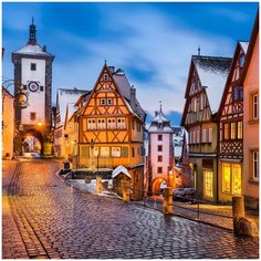 Картина мозаикой "Ротенбург. Германия" (27 цветов) Molly