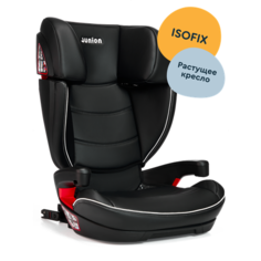 Автокресло JUNION Croco группа 2/3 (15-36 кг), Isofix, чёрный