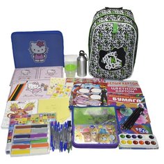 Набор первоклассника и не только, в дорогом ранце. Для девочек. PSV