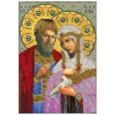 Набор для вышивания "Святые Петр и Феврония Муровские", 18x27 см, Вышиваем бисером