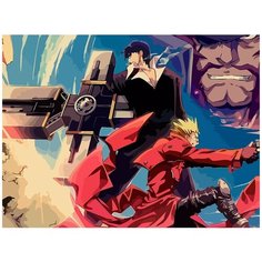 Картина по номерам на холсте Аниме Триган - 6527 Г 30x40