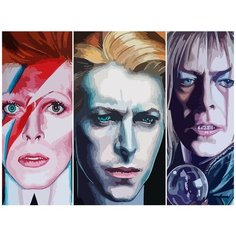 Картина по номерам на холсте Музыка Dawid Bowie Дэвид Боуи - 6381 Г 30x40