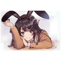 Картина по номерам на холсте Аниме этот глупый свин - 6536 Г 60x40