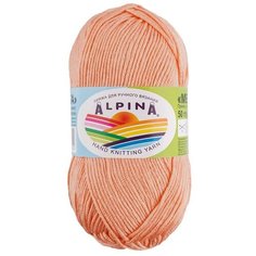 Пряжа ALPINA "MELISSA" 95% вискоза, 5% кашемир 10 шт. х50г 125м №15 оранжевый