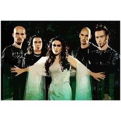 Картина по номерам на холсте Within Temptation - 3