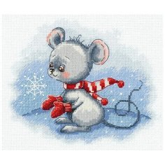 Набор для вышивания Klart "Теплые варежки", 16x19 см