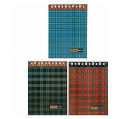 Блокнот А6, 60 листов на гребне Ultimate basics "Шотландка", микс./В упаковке шт: 5 Альт