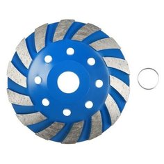 Чашка алмазная зачистная тундра, TURBO-сегментная, 125 мм