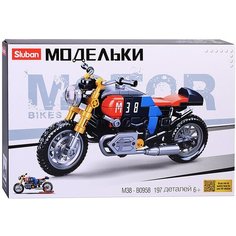 Конструктор пластиковый детский "Мотоцикл" SLUBAN M38-B0958 "Модельки" (197 деталей)