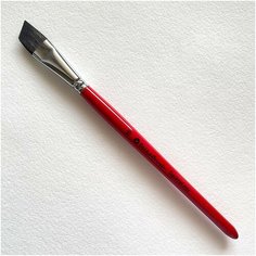 Кисть для акварели BelkaBrush, белка микс, скошенная 16