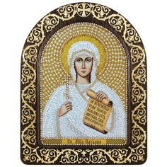 Набор для вышивания "Нова Слобода" СН №02 Православный киот 5020 Св. Мц. Наталия Никомидийская 13.5 х 17 см Nova Sloboda