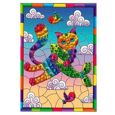 Игрушка-набор для детского творчества "Сказочные самоцветы": "Котик с рыбкой" Arte Nuevo