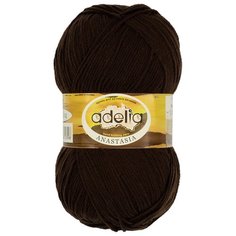 Пряжа ADELIA "ANASTASIA" 100% акрил 5 шт.х100г 330м №04 коричневый