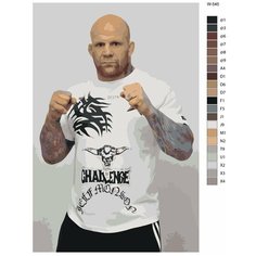 Картина по номерам W-545 "Боец - Джефф Монсон" 40х60 Brushes Paints