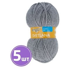 Пряжа Семеновская пряжа Svetlana (744), светлый маренго 5 шт. по 100 г