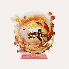 Ху Тао Genshin Impact (Геншин Импакт) фигурка акрил Двойной