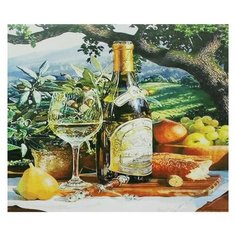 Алмазная мозаика 3D 40*50 см винный натюрморт 2 Нет бренда
