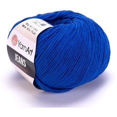 Пряжа YarnArt Jeans, 5 шт, (47 яр. синий) 55 % хлопок, 45 % акрил, 50 г, 160 м