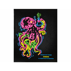 TM Prof-Press Тетрадь клетка 48л. Химия NEON (48-9693) стандарт. твин-лак. неон / набор 10шт Проф Пресс