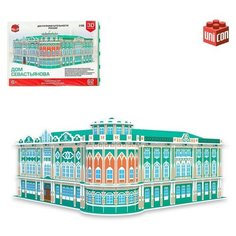 3D Конструктор «Дом Севастьянова», 62 детали Unicon