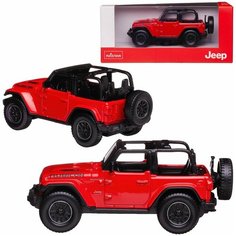 Машина металлическая 1:43 JEEP Wrangler Rubicon, цвет красный Rastar