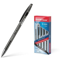 ErichKrause Ручка гелевая R-301 Original Gel, узел 0.5 мм, чернила чёрные, длина линии письма 600 метров