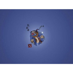 Плакат, постер на бумаге Dota 2: Ursa/Дота 2: Урса/игровые/игра/компьютерные герои персонажи. Размер 21 на 30 см