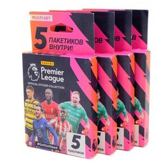 4 блистера наклеек Panini Premier League 2021-2022 (100 наклеек)