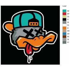 Картина по номерам V-347 "Новый арт", 80x80 см Brushes Paints