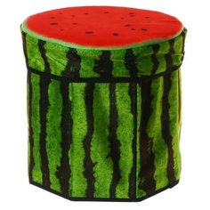 Детская корзина для игрушек «Фрукты, ягоды», пуфик, 31х31х29 см, микс без бренда