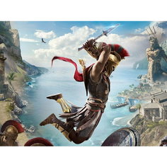 Плакат, постер на бумаге Assassins Creed/Кредо Ассасина-Одиссея/игровые/игра/компьютерные герои персонажи. Размер 60 х 84 см