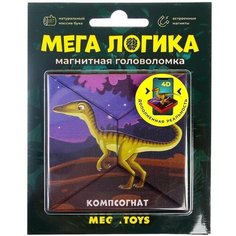 Мега тойс Магнитная головоломка по системе раннего развития Никитина «Компсогнат»
