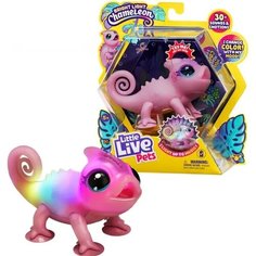 Игрушка интерактивная Moose (LLP+WP) Хамелеон розовый 26365