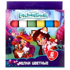 Centrum Мел цветной Enchantimals, 6 шт. в упаковке с европодвесом