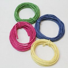 Набор бумажных шнуров декоративных, 5 м, 4 шт Action!