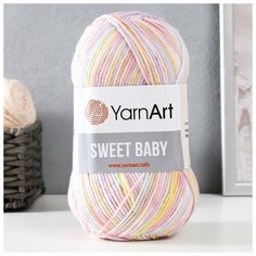 Пряжа "Sweet Baby" 100% акрил 300м/100г (909 детский) Yarn Art