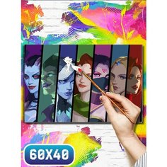 Картина по номерам на холсте игры дота 2 - 12223 60х40