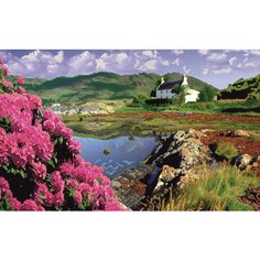 Вышивка бисером картины Чудная долина 50*31см Светлица