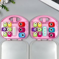 Набор фигурных дыроколов в сундучке, 10 шт микс Noname