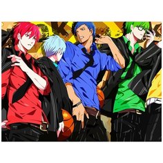 Картина по номерам на холсте Аниме баскетбол Куроко - 8575 Г 30x40