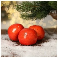 Основа для творчества и декора «Мандарин» набор 3 шт, размер 1 шт: 7,5×7,5×7,5 см Нет бренда