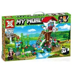 Конструктор Майнкрафт Остров панды 243 детали 1027 Lolishop