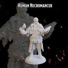 Некромант человек мужчина 50мм фигурки/миниатюры (ДнД, DnD, D&D, Dungeons & Dragons, Pathfinder, Подземелья и Драконы, Wargames) Лавка Приключенца