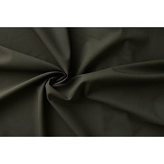 Ткань шерсть с эластаном серо-защитного цвета Лоро пиана