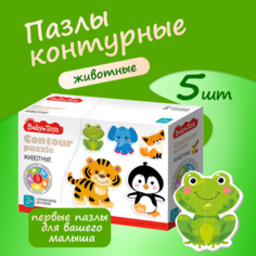 Пазлы контурные Десятое королевство Животные Baby Toys