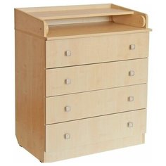 Пеленальный комод Polini kids Simple 1580, натуральный