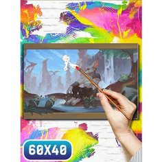 Картина по номерам на холсте игры world of warcraft dragonflight - 12100 60х40