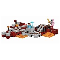 Конструктор Мой мир Майнкрафт Подземная железная дорога 399 деталей Lion King