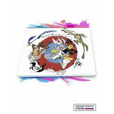 Картина по номерам на холсте Looney Tunes, 60 х 80 см Красиво Красим